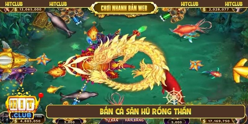 Bắn cá săn hũ Rồng Thần