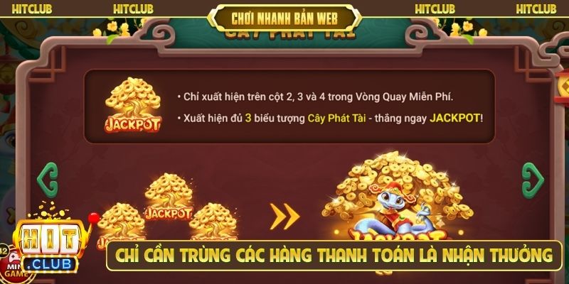 Chỉ cần trùng các hàng thanh toán là nhận thưởng