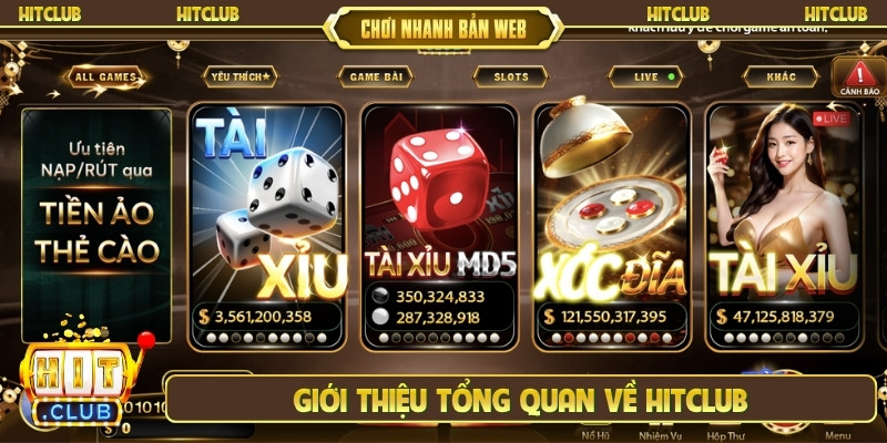 Giới thiệu tổng quan về thiên đường trò chơi Hitclub