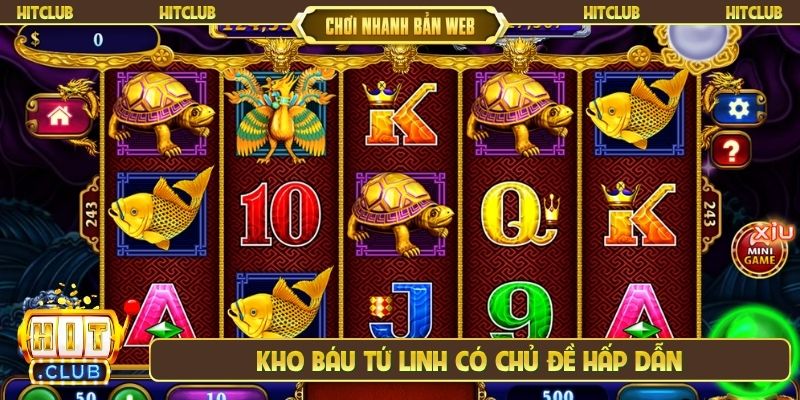 Kho báu tứ linh có chủ đề hấp dẫn