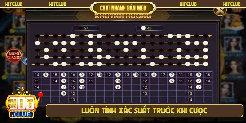 Luôn tính xác suất trước khi cược