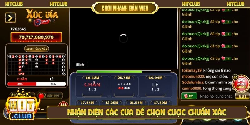 Nhận diện các cửa để chọn cược chuẩn xác