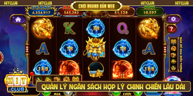 Quản lý ngân sách hợp lý chinh chiến lâu dài